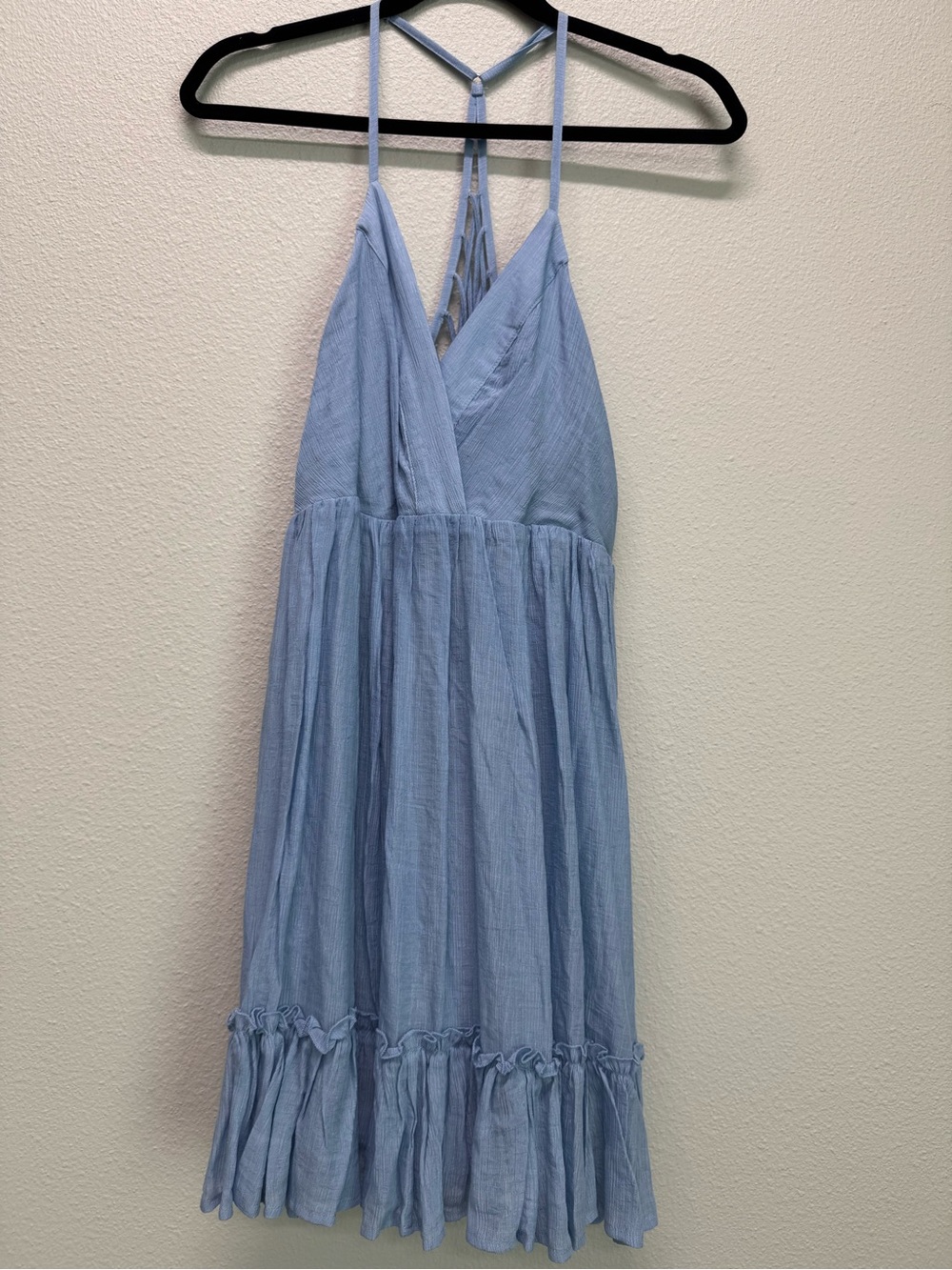 NWT New In Light Blue Spaghetti Strap Sundress, Mini Dress, Various Sizes